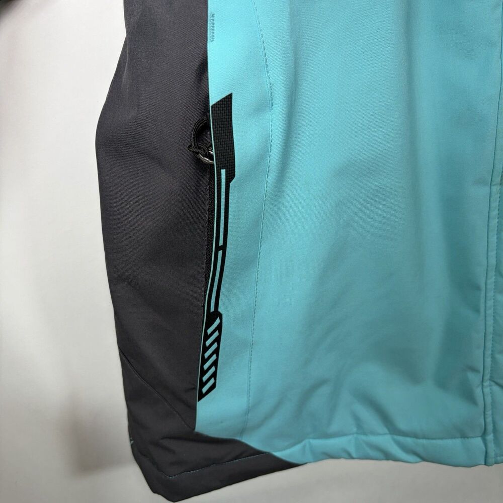 Wantdo Ski Snowboard Jacket Women Large Light Blue Fleece Lined Insulated Hooded - Picture 6 of 16